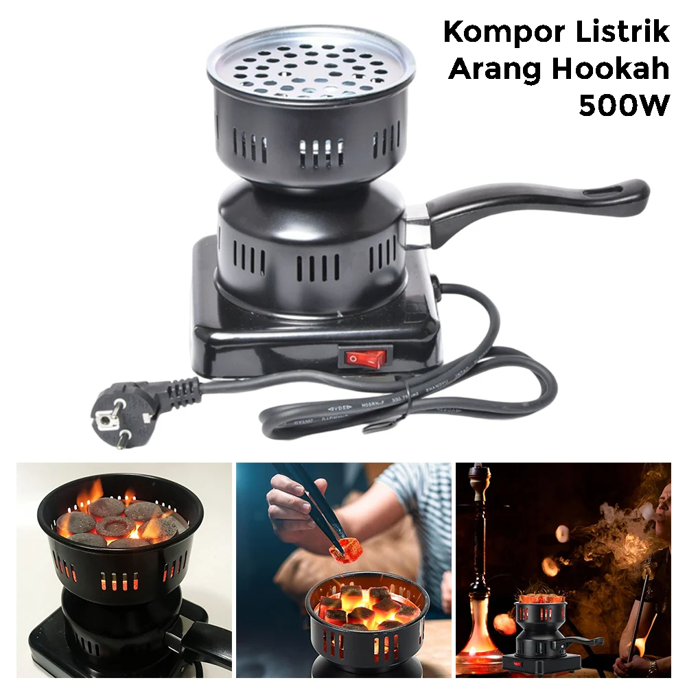 Kompor Listrik Mini Pemanas Arang Hookah BBQ Charcoal Burner 500W JZ ZD-A016