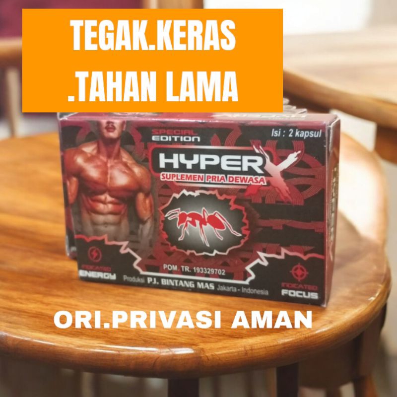 

Madu Bubuk Herbal HyperX Semut Merah Original 10 butir