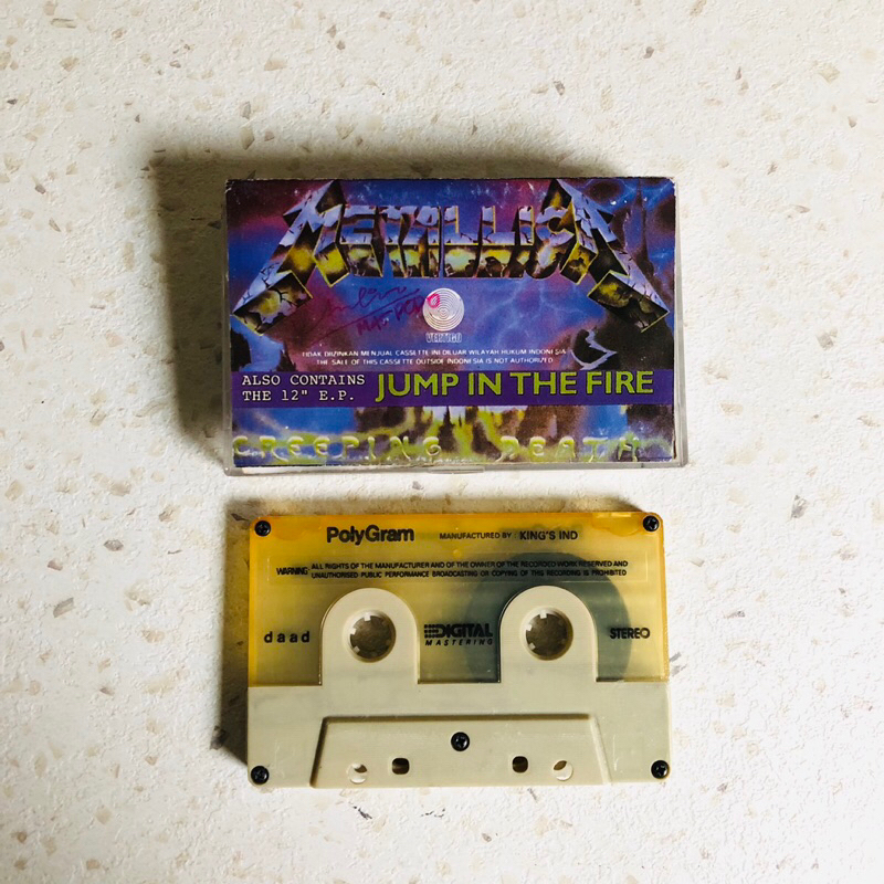 Kaset Pita METALLICA - Creeping Death - Kaset Pita Original - Kaset Pita Rare