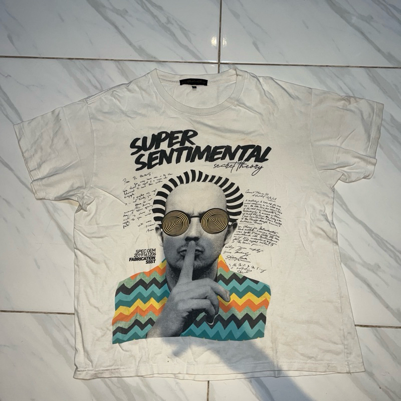 Secret Letter Tee shirt by Super Sentimental Secret Theory Second Bekas