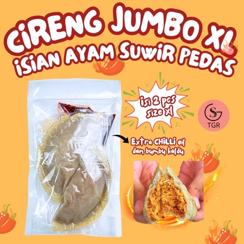 

CIRENG AYAM PEDAS JUMBO UKURAN XL - ISI 2