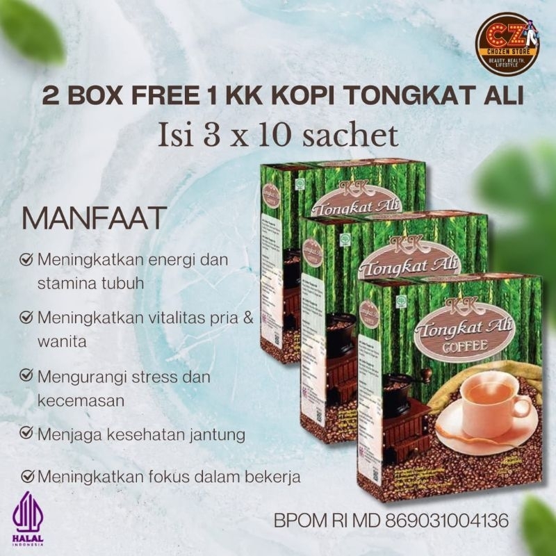 

KK Kopi Tongkat Ali Ginseng Jinten Hitam Bubuk Kopi Kesehatan KK Indonesia