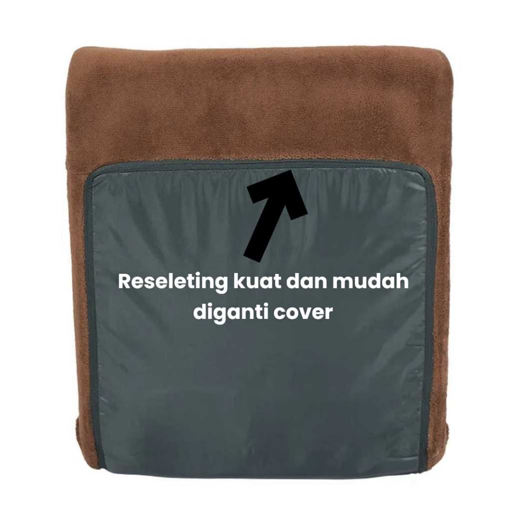 Lara - Kursi Lesehan Lipat Lantai Malas Beludru Dewasa Pasti Promo