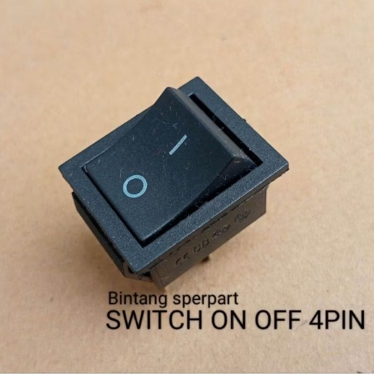 SWITCH ON OFF BESAR 4PIN SWITCH ON OFF