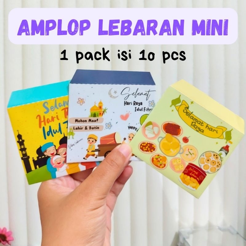 

Amplop lebaran mini, 1pack isi 10 pcs