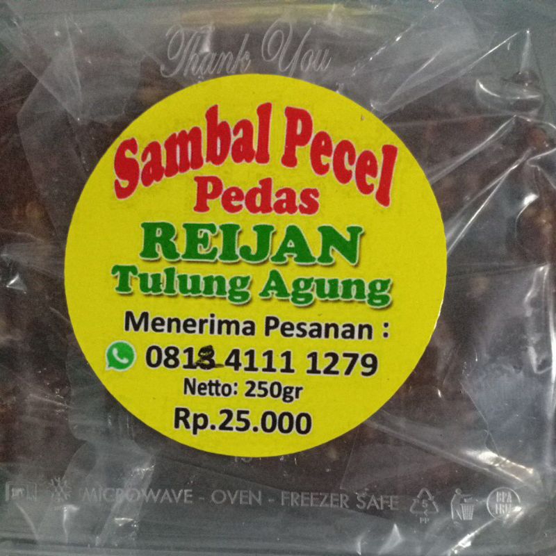 

sambel pecel Reijan 250gr
