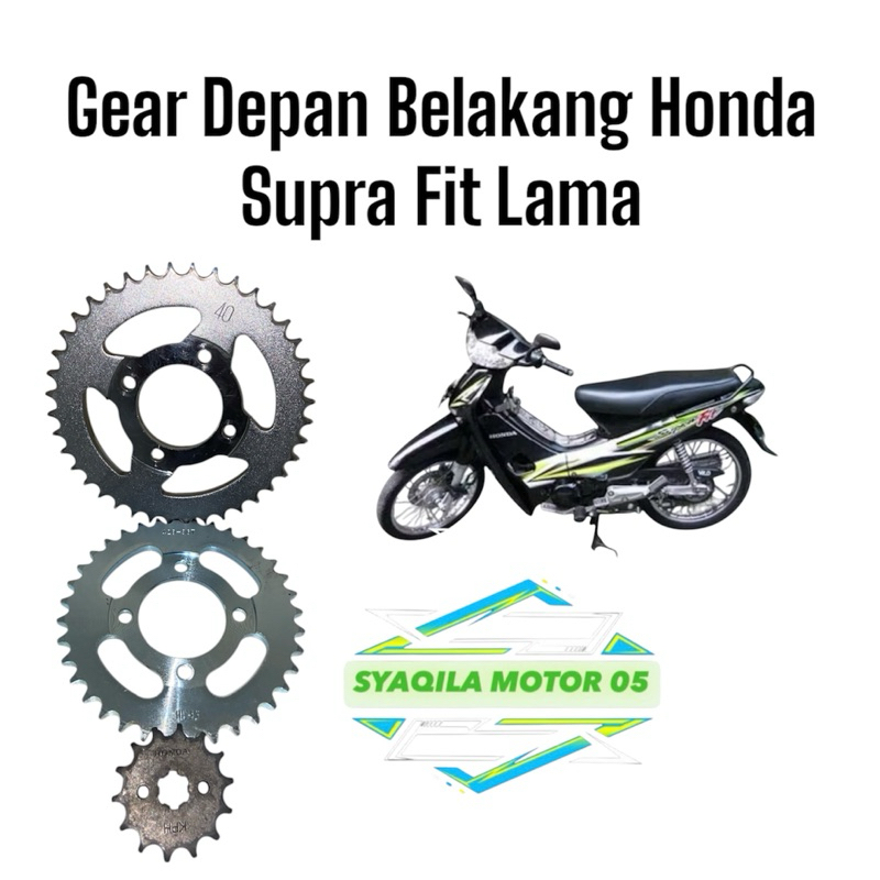Gir depan belakang/Gear depan belakang honda supra fit lama/supra fit old copotan original