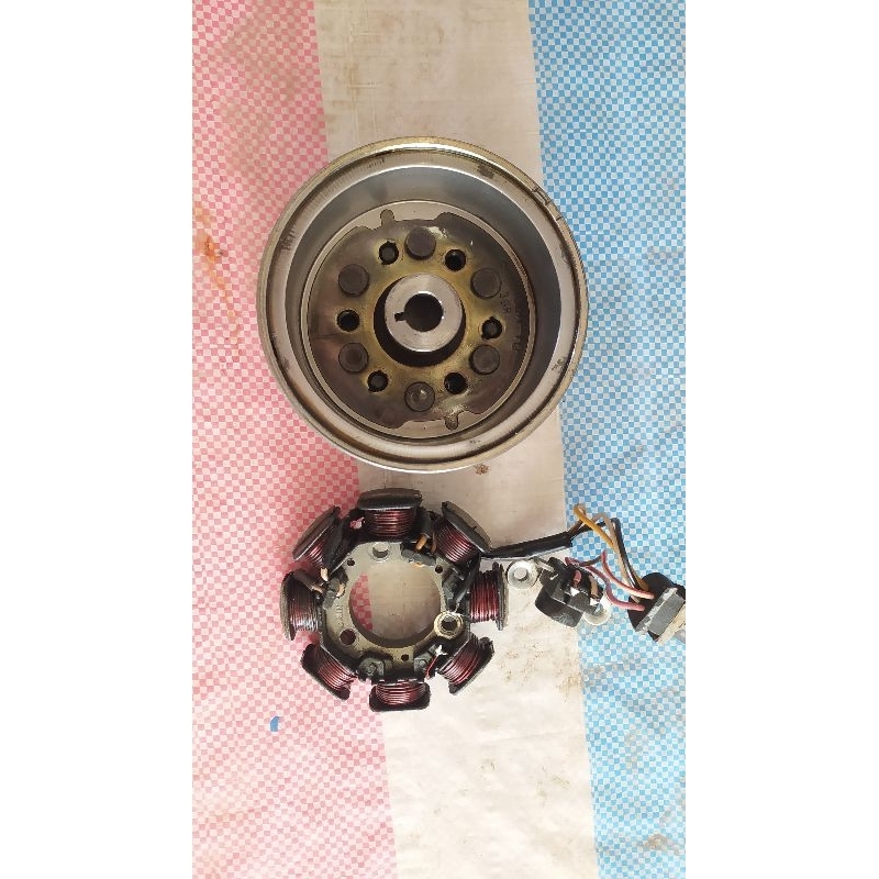 magnet spul set Jupiter z vega r cripton copotan motor normal siap pakai