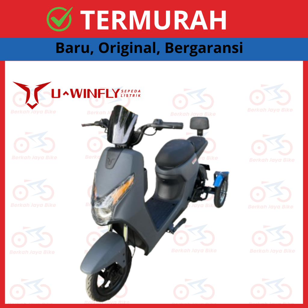 Sepeda Listrik Roda Tiga Uwinfly D60 D70