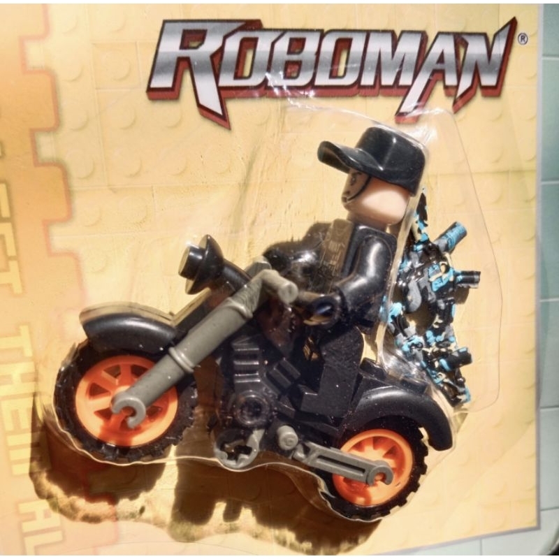 mainan anak motor,motor cross track dan mobil Lego| ROBOMAN