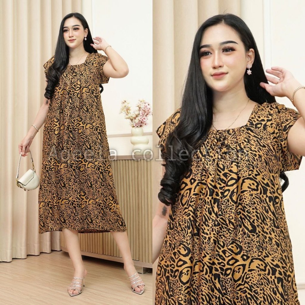 Daster Monalisa yukensi jumbo macan fashion wanita daster busui daster jumbo