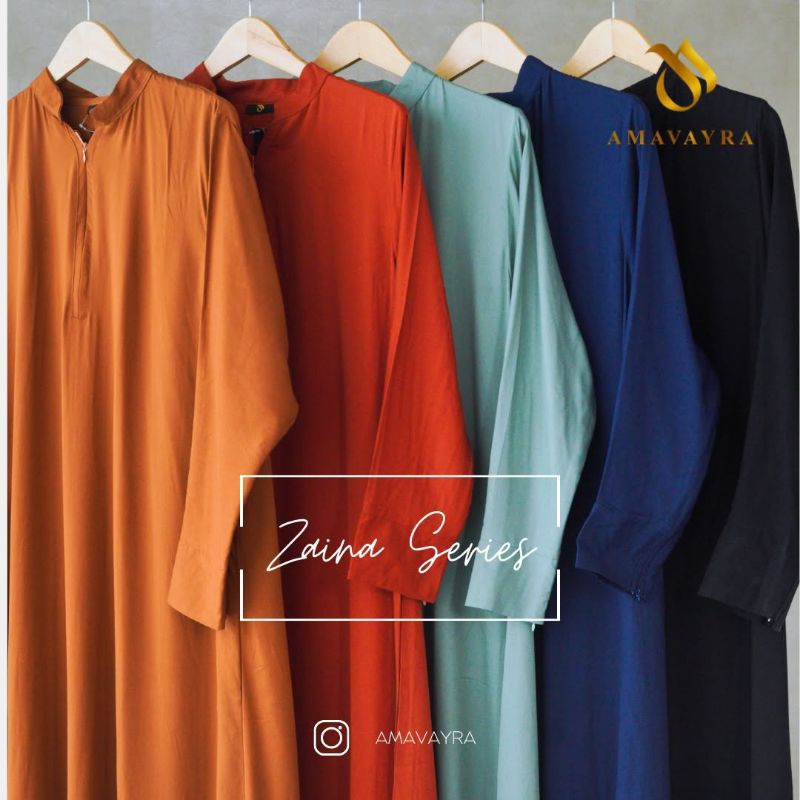 Gamis Syari Bahan Rayon Viscose Twill Baju Busui Adem Nyaman Longgar Formal Casual