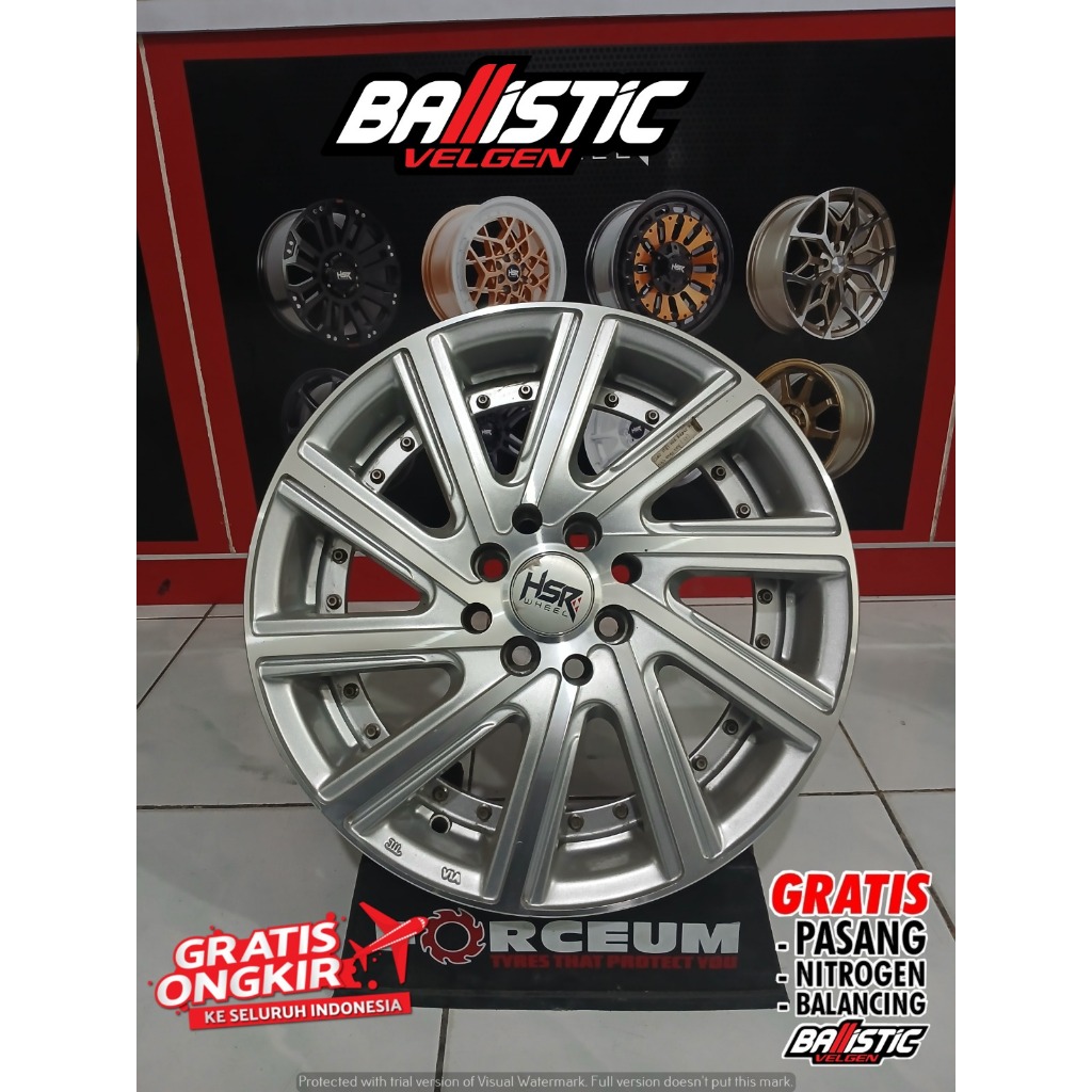 Velg Racing HSR Ciao Ring 16 Buat Yaris, Fiesta, Avanza, Kijang Lgx, Cortes, Vios, Soluna R16 HSR