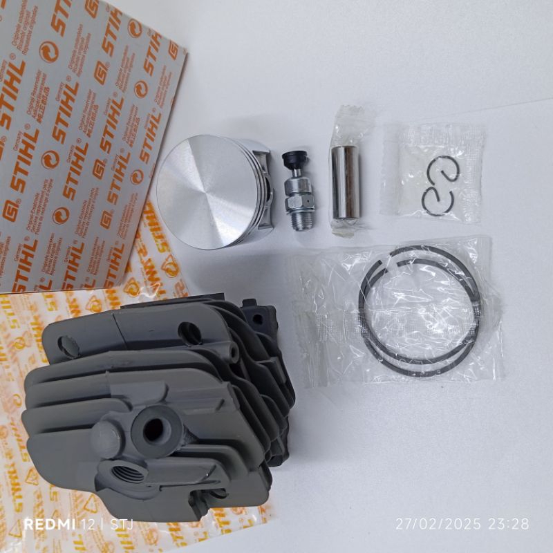 CYLINDER BLOK MS382 STIHL ASSY BORING SENSO GERGAJI MESIN PEMOTONG KAYU MS382 STIHL ORIGINAL