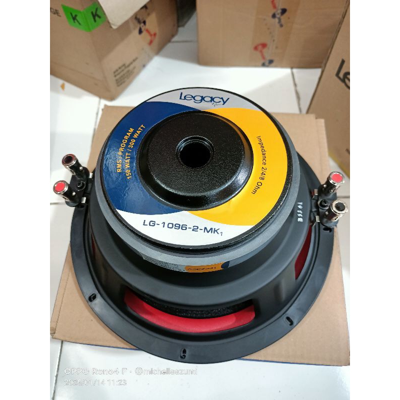 speaker legacy 10 inc type LG-1096-2 MK SUBWOOFER