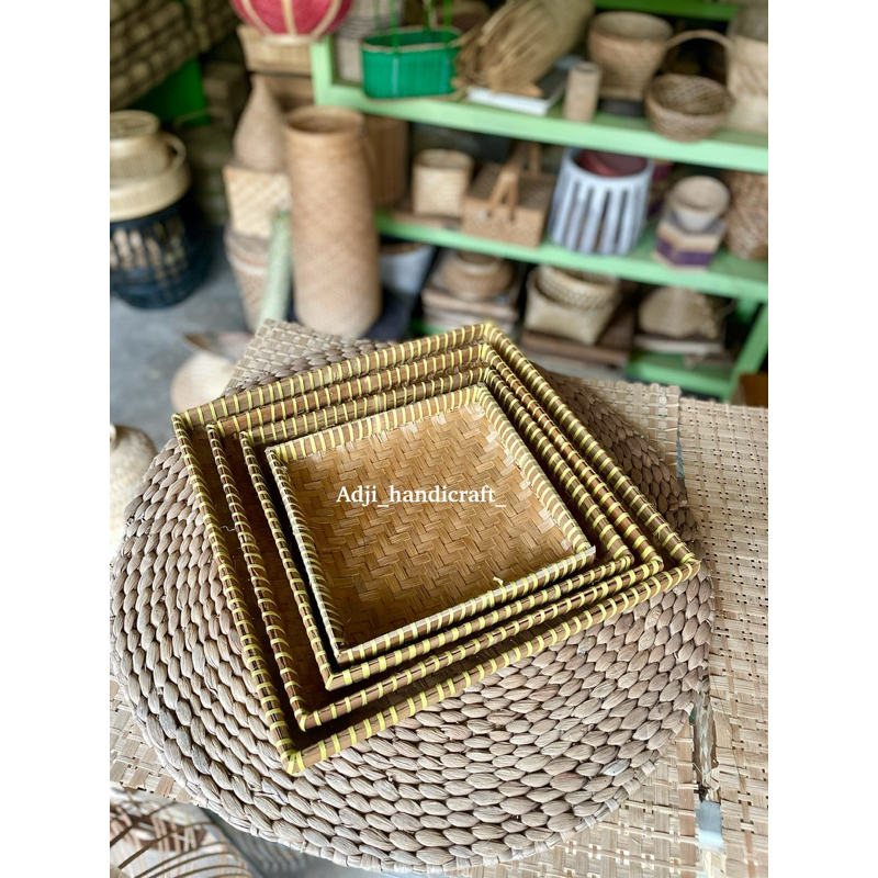 Tambir bambu | Tampah bambu | Anyaman Tambir | Tambir kotak | Tampah Anyaman