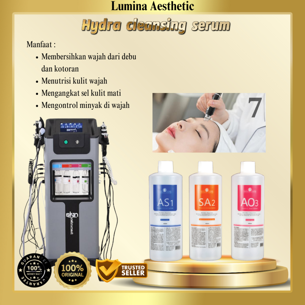 Cairan Hydra Serum Hydra Peel Cleansing Liquid Cairan Dermabrasi Cairan AS1 SA2 AO3 Cairan Dermabras