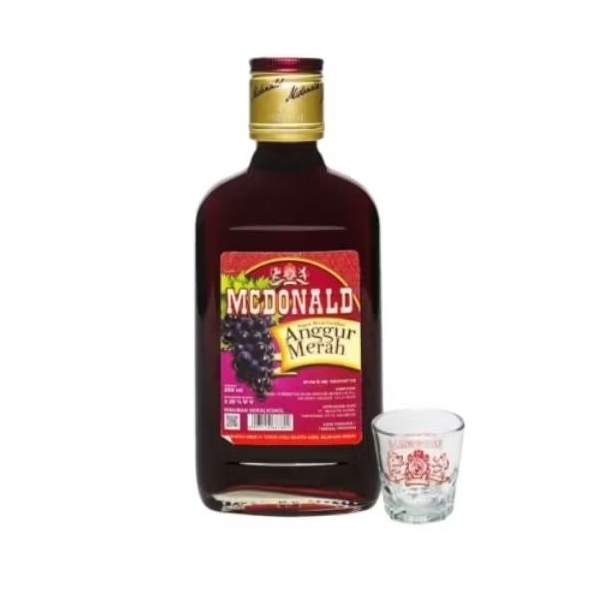 

Mcdonald Anggur Merahh 250Ml minuman pemanis