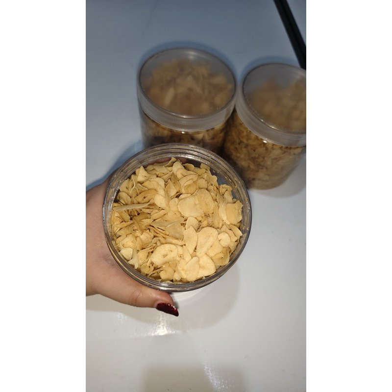 

Bawang putih goreng asli tanpa tepung 1 toples