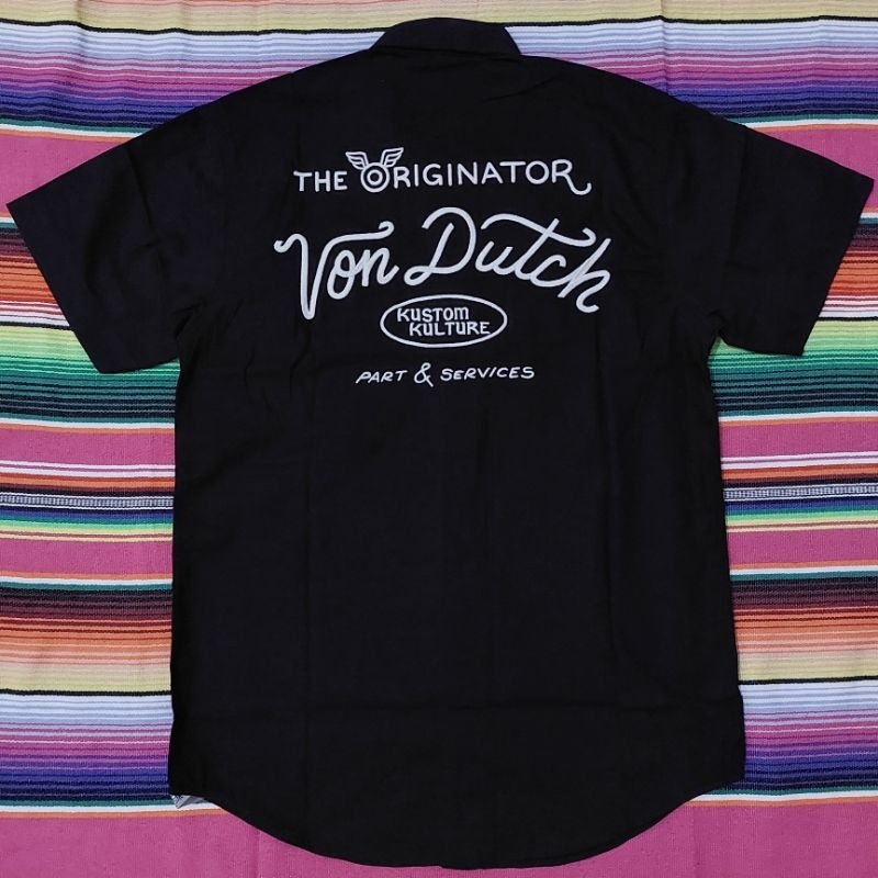 WORKSHIRT - VONDUTCH - S XL XXL -  BLACK - ORIGINAL
