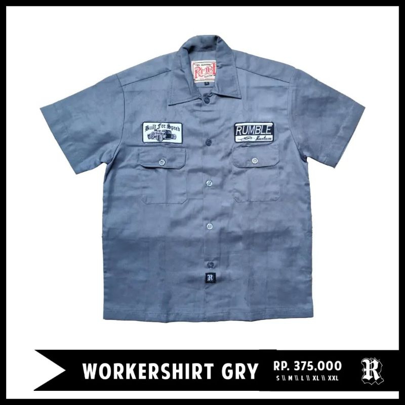 WORKSHIRT RUMBLE GRY