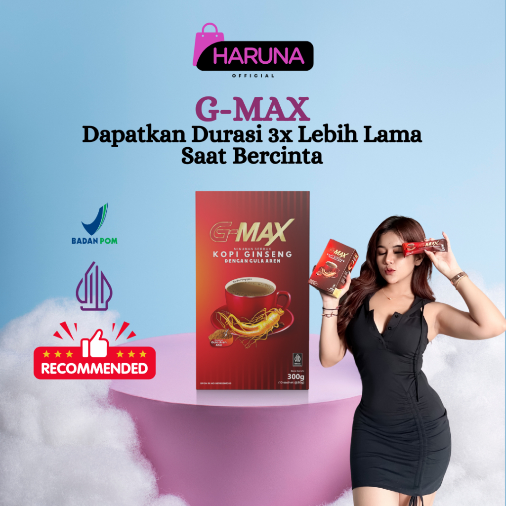 

G MAX KOPI GINGSENG ORIGINAL BPOM HALAL ALAMI ( 1 BOX ISI 10 SACHET )