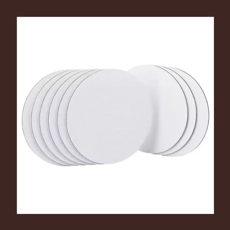 

Kanvas Lukis Bulat/Media Lukis Bulat Diameter 10cm/15cm/20cm/25cm/30cm.
