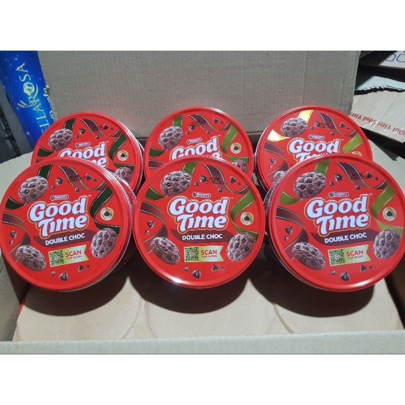 

Arnott's - Good Time Cookies Double Choc Kaleng