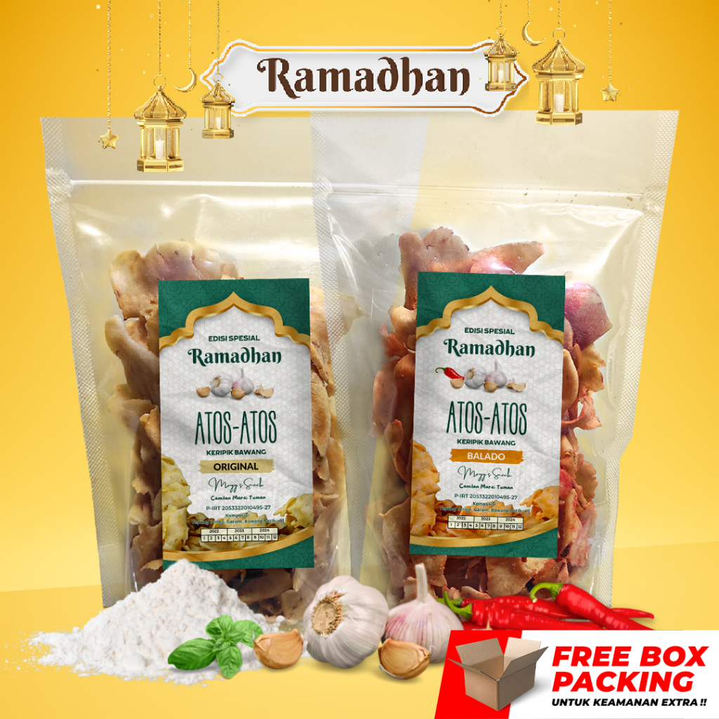 

200gr SNACK CEMILAN ATOS-ATOS KRIPIK BAWANG KHAS SALATIGA