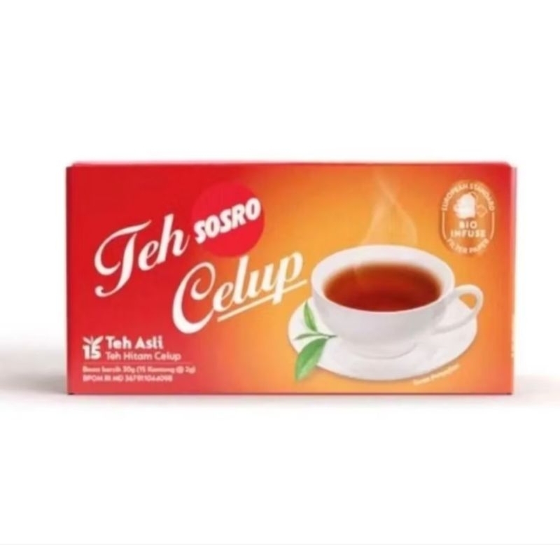 

teh celup sosro isi 15pcs