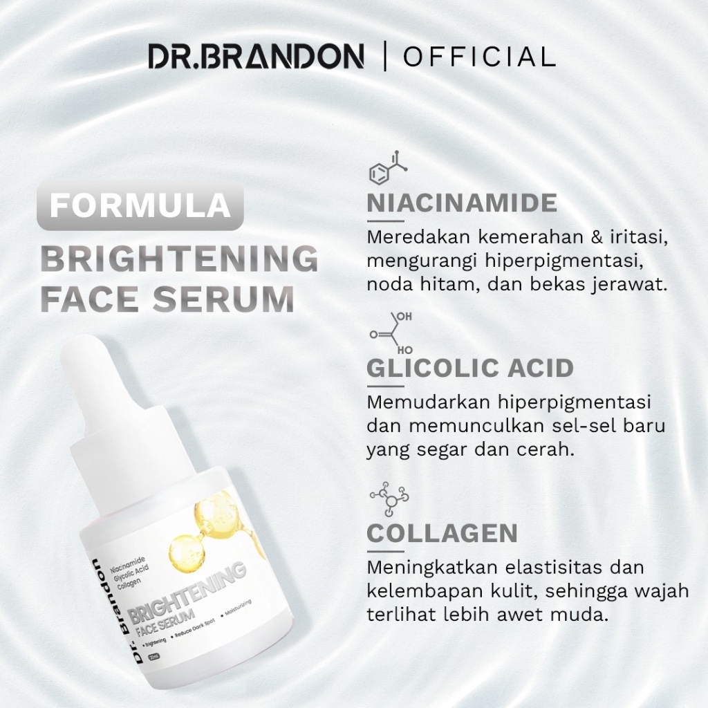 Dr.Brandon Brightening Face Serum Niacinamide 10%