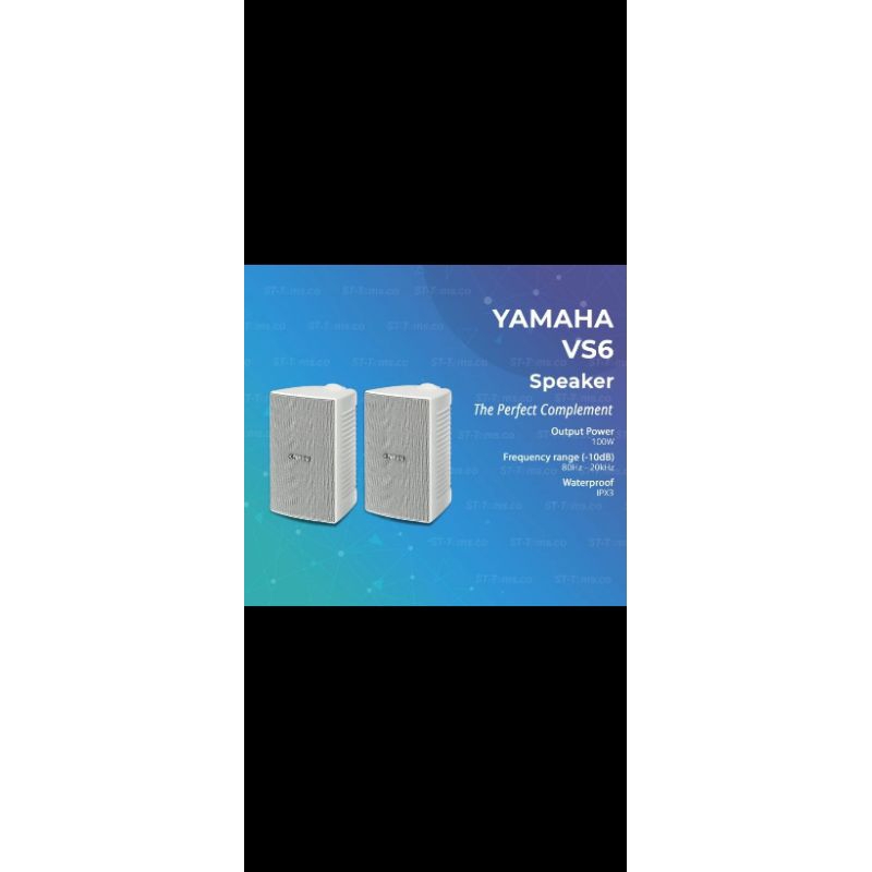 Speaker Pasif 6"inch Yamaha VS6 Original -- Sepasang/2buah Speaker
