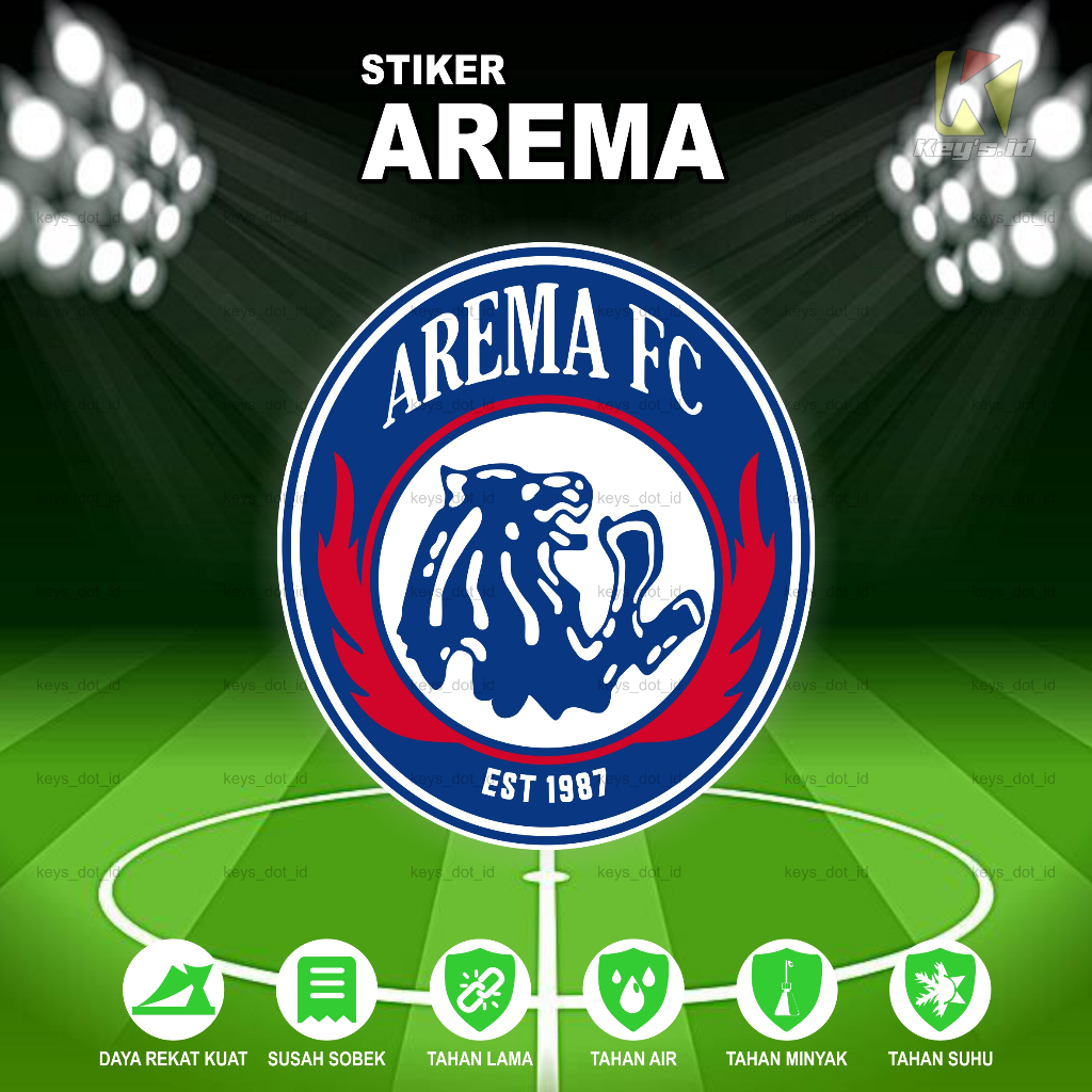 

STIKER AREMA FC, STICKER LOGO CLUB AREMA FC, STIKER AREMA ANTI AIR SUDAH DICUTTING