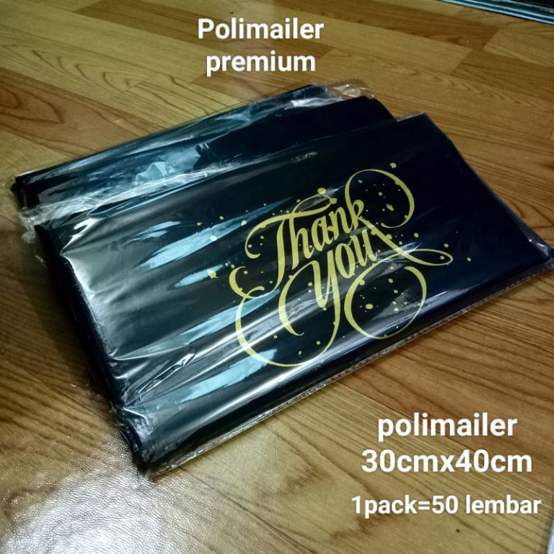 

PLASTIK PACKING POLIMAILER SABLON "THANK YOU"UKURAN 30CMX40CM
