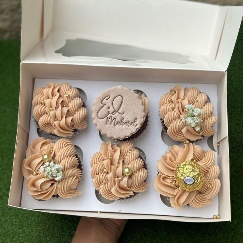 

cup cake ramadhan Kareem//Eid Mubarak/tanpa coklat ball