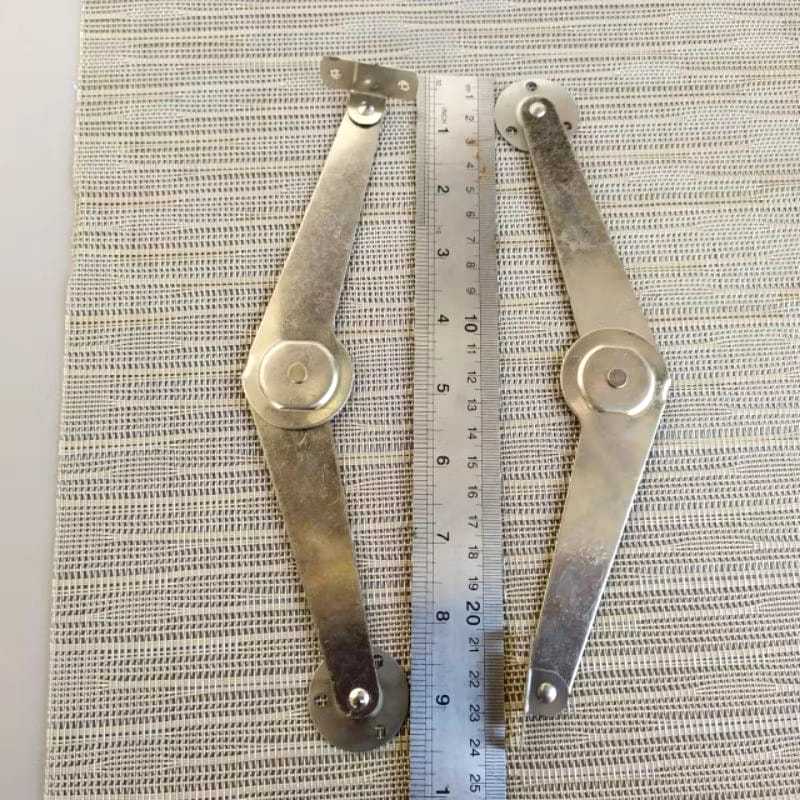 Engsel Salon Siku Gareng Sikutan Penahan Jendela 142 gram Lipat 9 " inchi 24,5 cm window stay Sakura