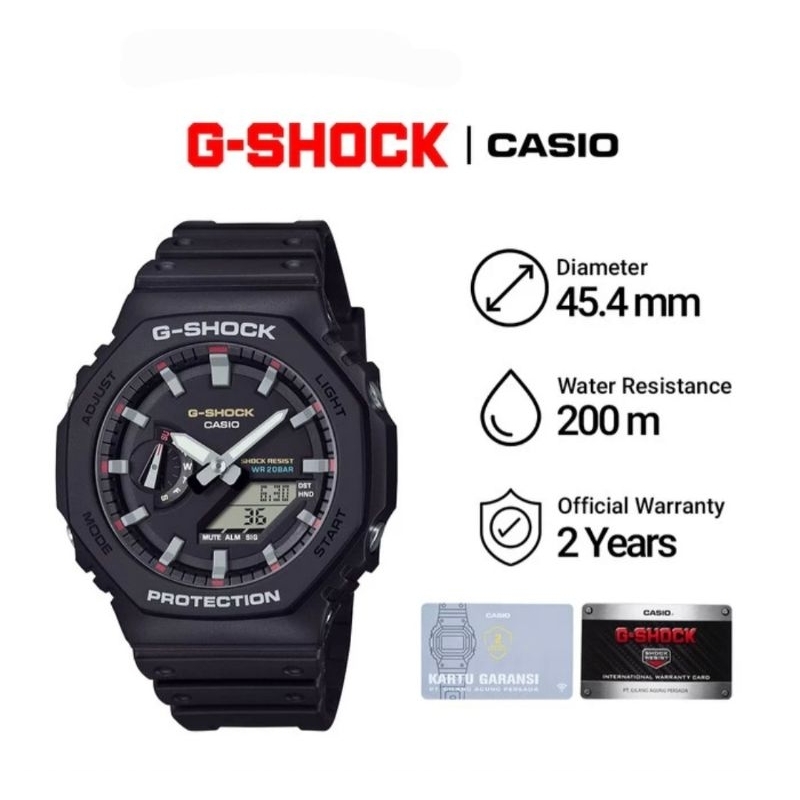 Jam Tangan Pria Casio G-Shock GA-2100RL-1ADR / GA-2100RL-1A Original