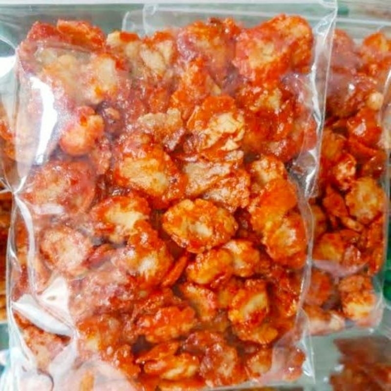 

Emping melinjo pedas manis 1KG