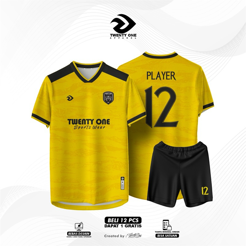 [Bisa satuan] JERSEY FUTSAL /SEPAK BOLA FULL PRINT