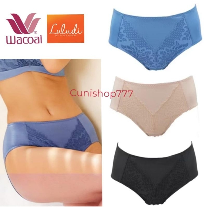 PANTY LULUDI by WACOAL MIDI LACE LP 4250 K43B CD WANITA CELANA DALAM LP4250