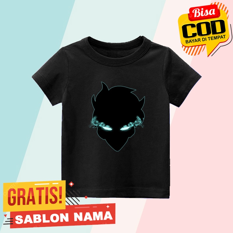 Kaos Anak Manga Solo Leveling / Baju Anak Laki Laki & Perempuan Manga Solo Leveling