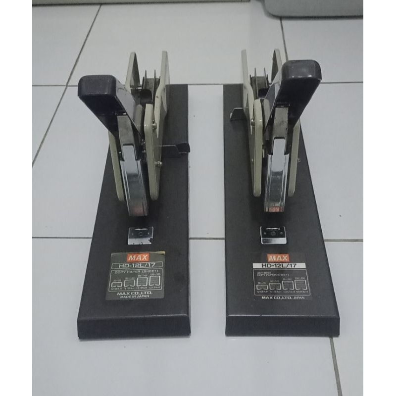 

2 unit STAPLER MAX HD12L17 seken mulus normal siap pakai