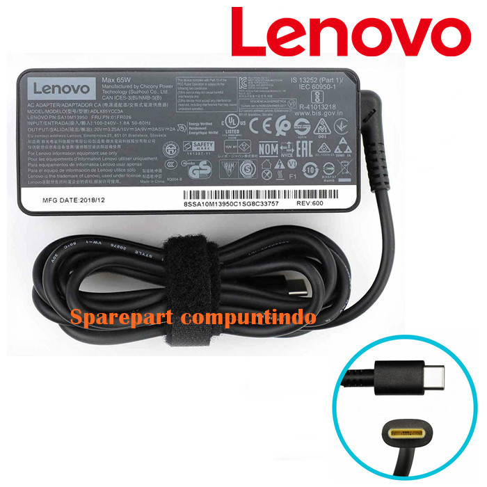 Original Charger Adaptor Lenov ThinkPad T14 Gen 3 AMD Ryzen pro