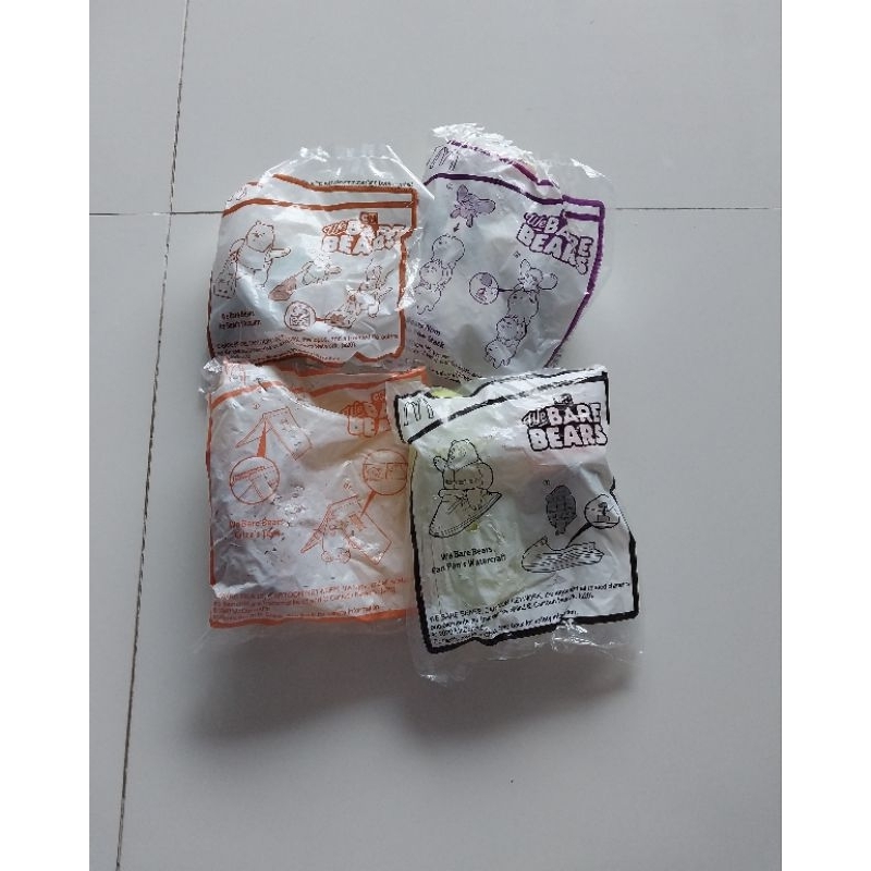 Happy meal MCD we bare bears, mainan mcd