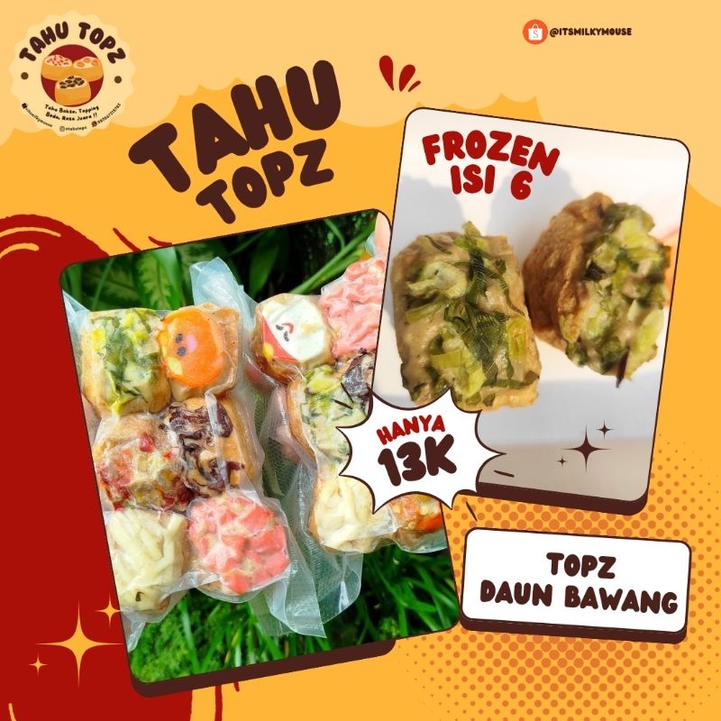 

[TAHUTOPZ] Tahu Bakso Toping Frozen Aneka Topping