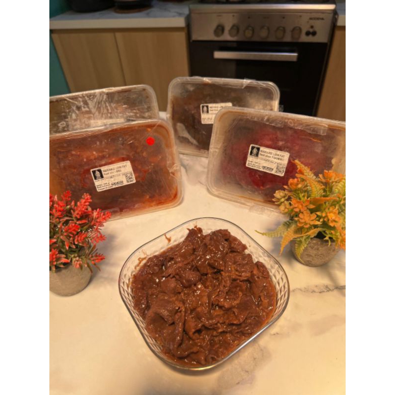 

Beef Slice Marinasi Low Fat 500 gram FROZEN