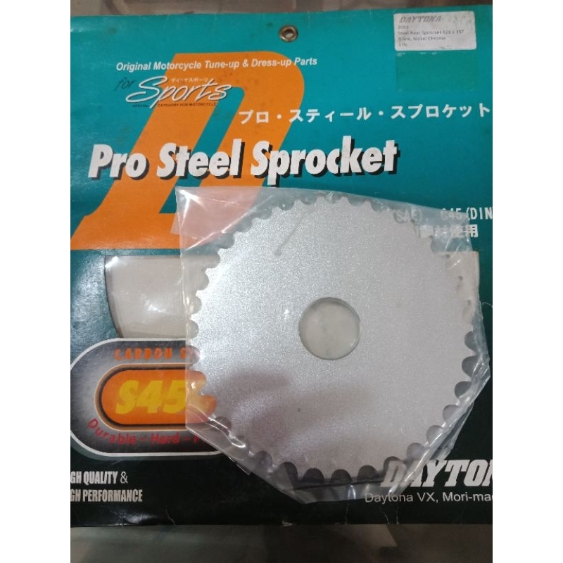 Gear belakang steel DAYTONA blank 428-31-60T