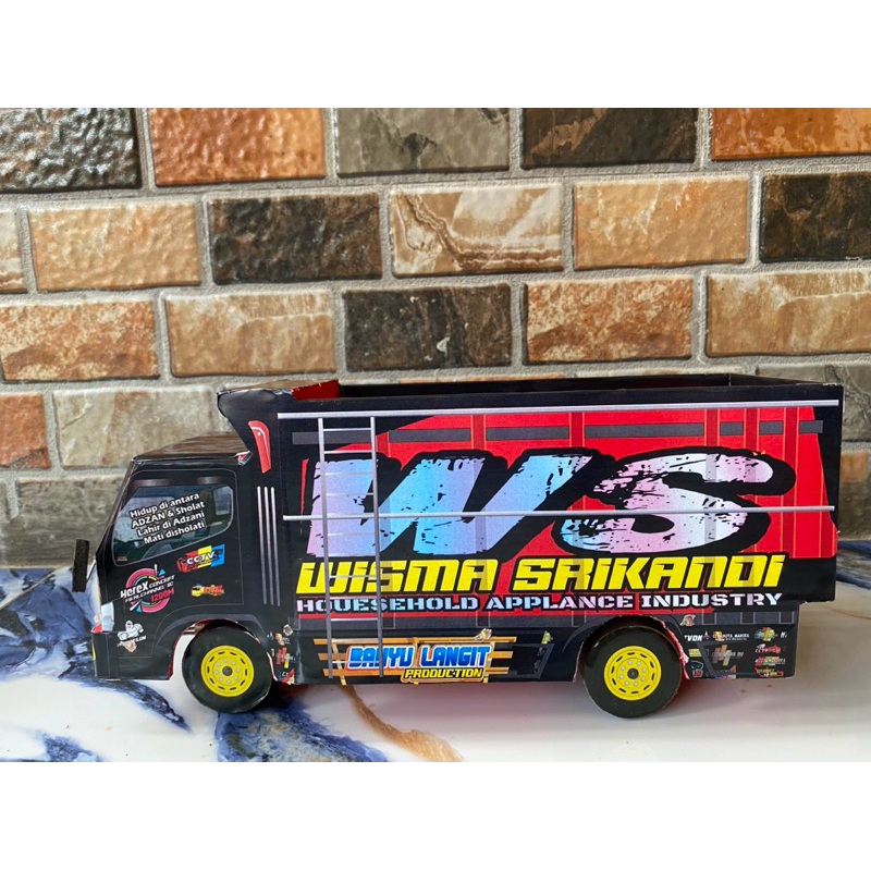 MINIATUR TRUK OLENG FULL VARIASI WS WISMA SRIKANDI