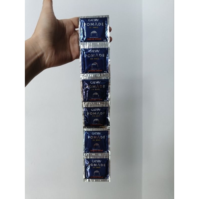 Gatsby styling pomade RENTENG SILVER isi 12