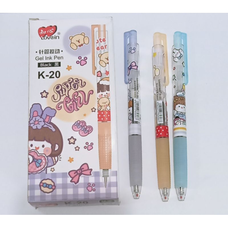 

bulpen gel lovein cetek/satuan k-20 0.5 mm